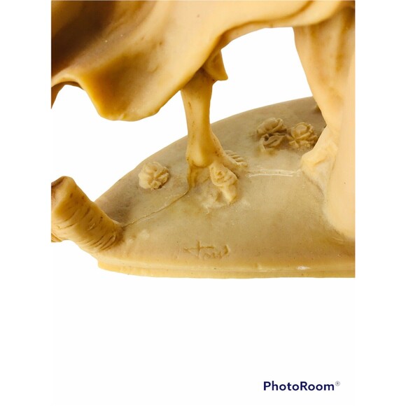 Vintage Three Dancing Muses Alfonso Lucchesi Alabaster Graces Ladies Sculpture - Picture 7 of 8